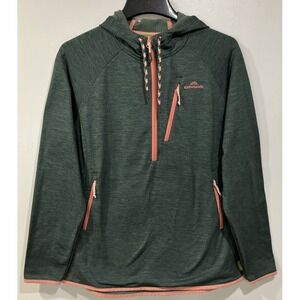 Kathmandu 1/2 Zip Pullover Hoodie Forest Green Women's‎ Size 14